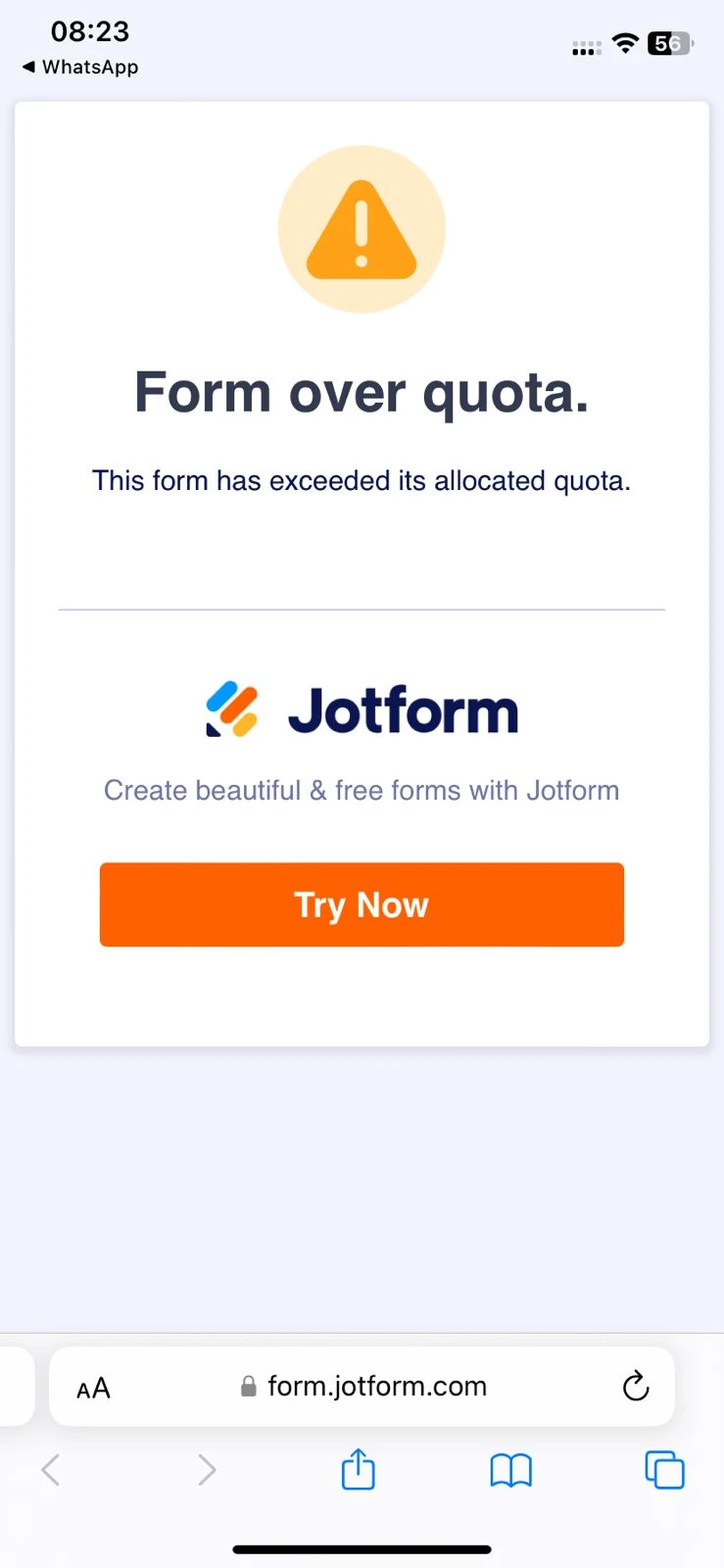 Jotform Thread 18648821 Screenshot