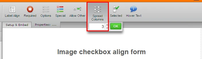 Can individual images in an array of images in an image check box widget be coded to serve as links to other jotform pages? Image 1 Screenshot 21