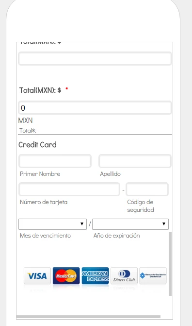 Credit card details in payment tool incorrect layout in mobile view Image 3 Screenshot 62