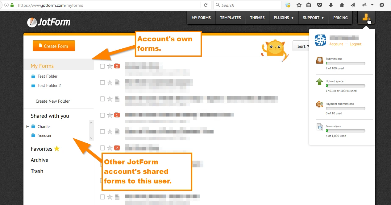 Sharing forms to sub users? Image 2 Screenshot 41