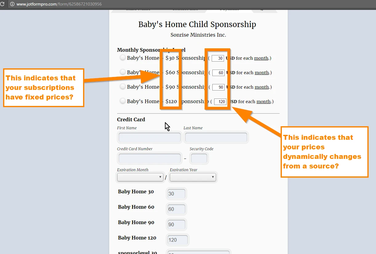 Feature request   ability to present selected payment subscription value to other form pages Image 1 Screenshot 100