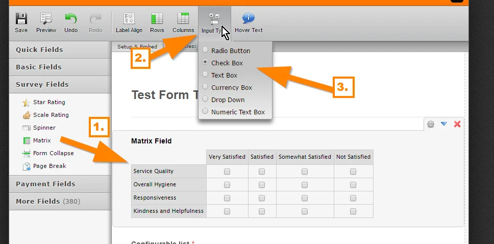 Creating a table in the Form Builder Image 1 Screenshot 30