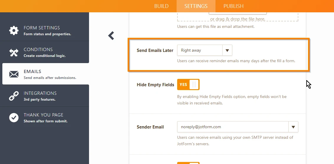 Autoresponder Email: Allow to choose a date field to be used in Send Emails Later option Image 1 Screenshot 20