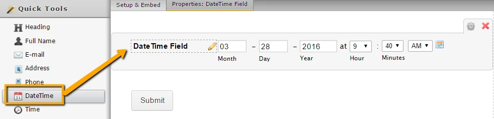 Date & Time field Image 1 Screenshot 50