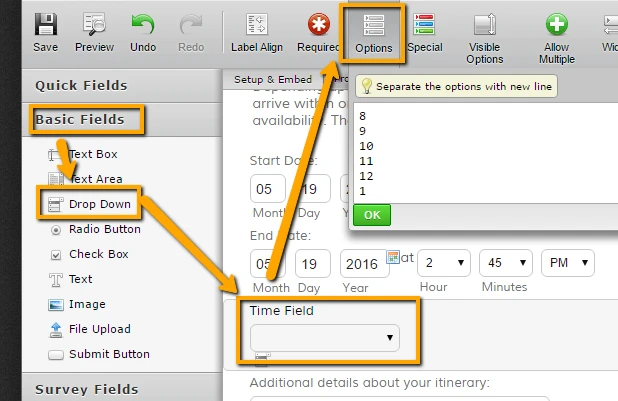 Date Selectors time field appears blank Screenshot 62