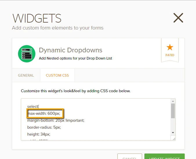 Dynamic Dropdown: Customizing Size of the Widget Image 2 Screenshot 41