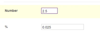 Form Builder: Allow decimal numbers for the Maximum and Minimum Values in the Number Field Screenshot 104