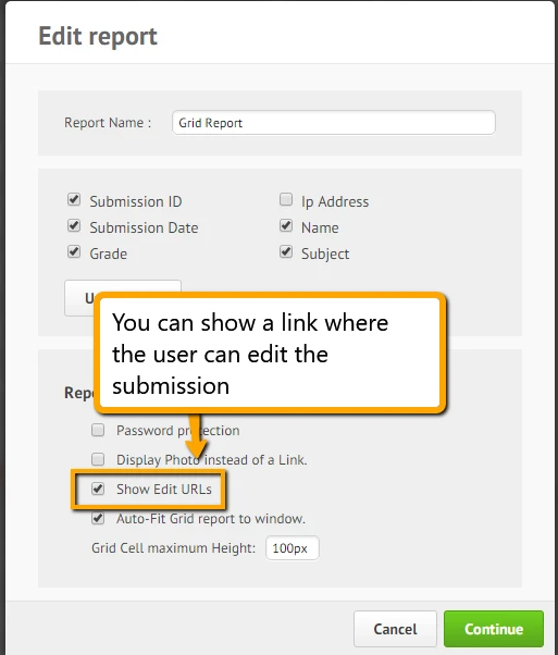 Form Submissions: Ability to embed submissions page to a webpage Screenshot 30