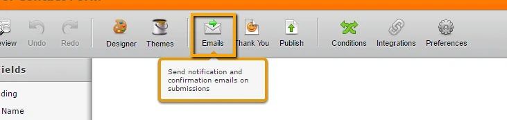 Is there a way that I can stop the e mails from going to customers who submit the form? Image 1 Screenshot 40