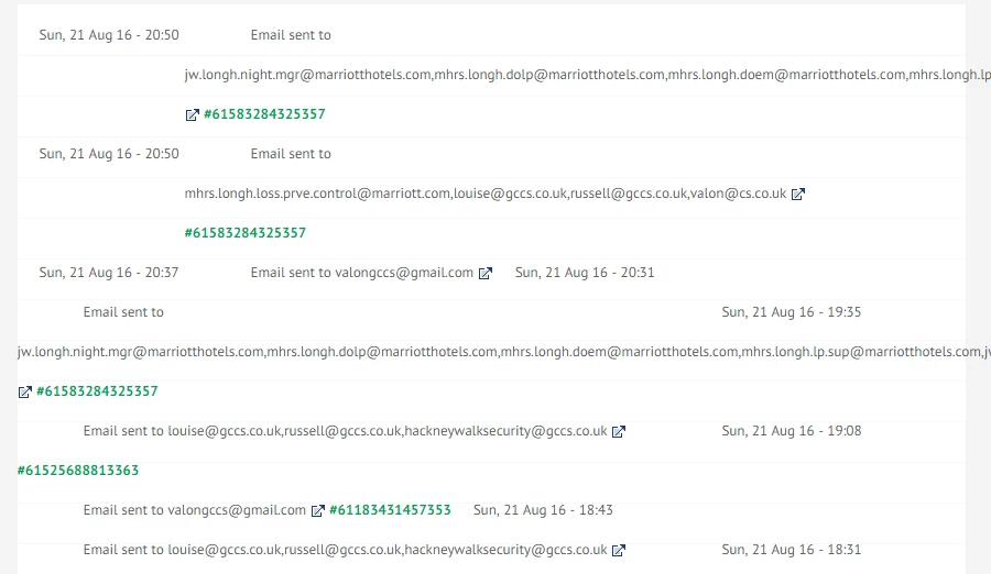 not all email recipients receiving the form submission?  Image 1 Screenshot 20