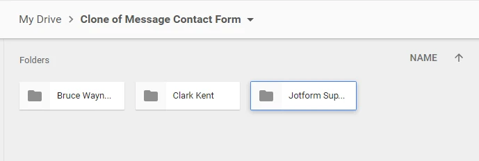 Can I receive form submission in my Google Drive by viewing the persons name only? Image 2 Screenshot 41