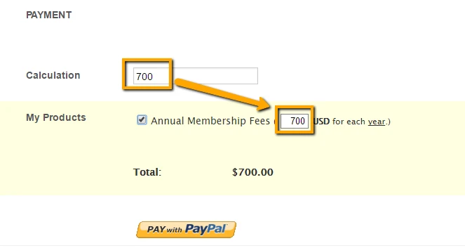 Managing payment option types Screenshot 104