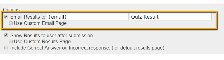 Quiz Form: Create a custom URL where users are able to review results not just on email Image 1 Screenshot 20