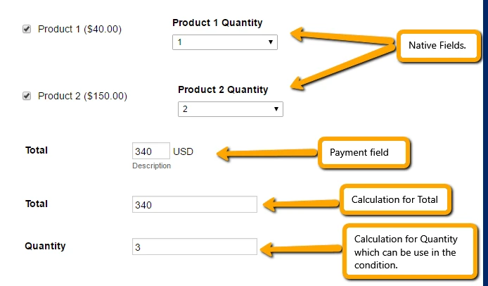 How do I skip pages based on quantity of products on stripe field? Image 1 Screenshot 20