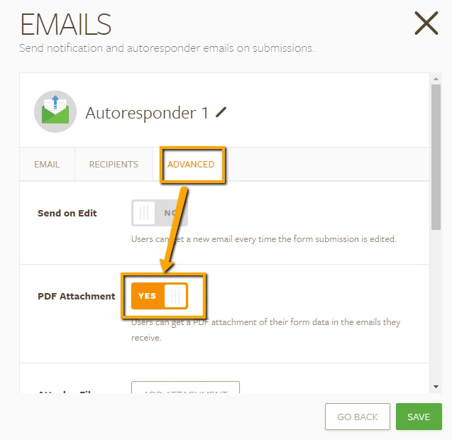 Is there an option to print after submission and email submission to user? Image 1 Screenshot 20
