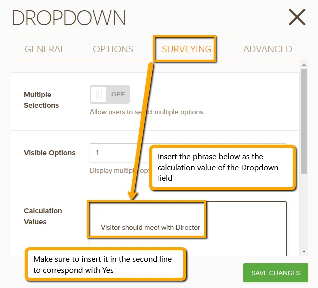 Condition to automatically check box if drop down option selected Screenshot 40