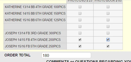 Need help with matrix checkbox totals Screenshot 62