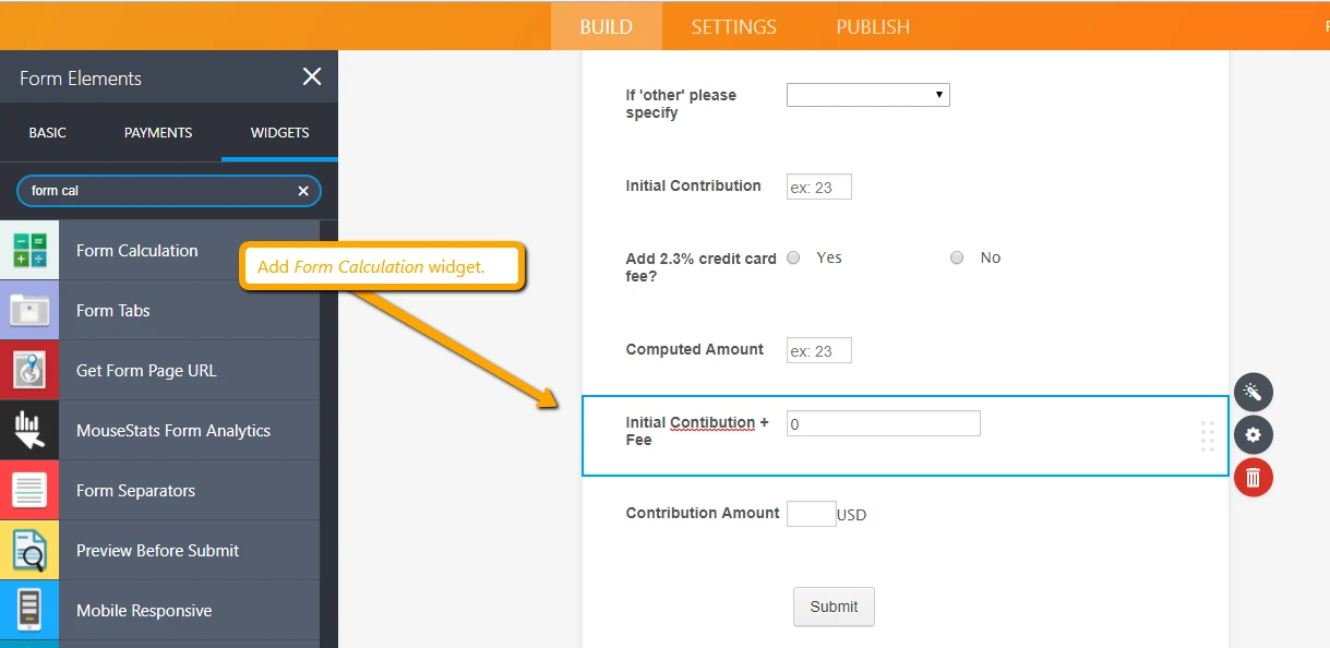 Conditions: How to add option to add credit card processing fee? Image 4 Screenshot 123