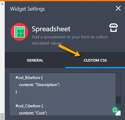 Changing the fields in a spreadsheet Image 1 Screenshot 20