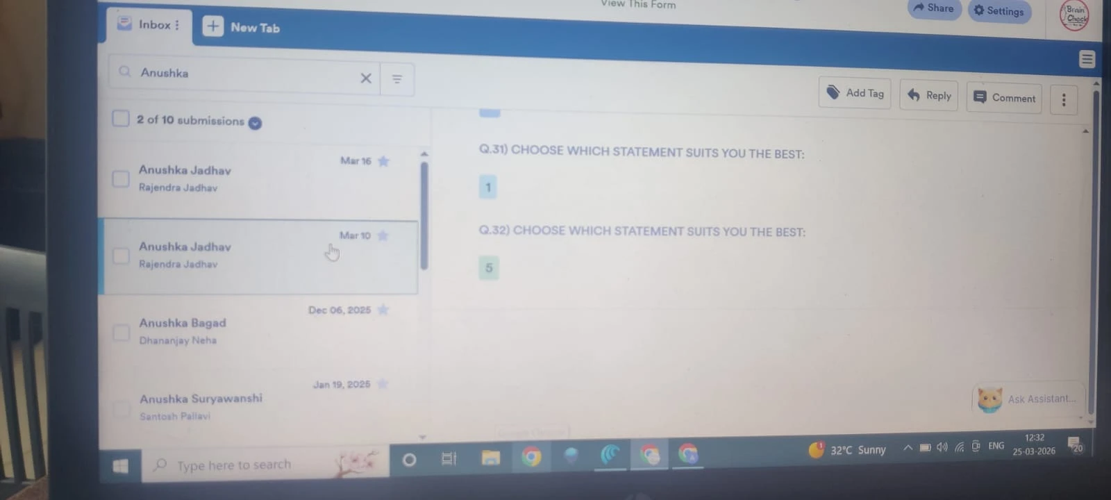 Form Submission: Students Unable to Submit Assessment Forms Image 2 Screenshot 21 Screenshot 21 Screenshot 21