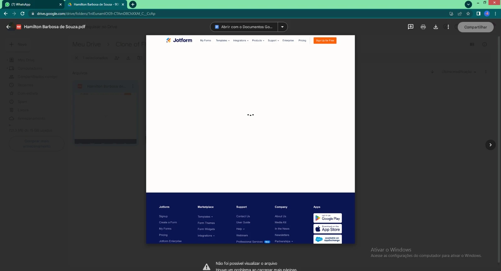 Jotform Thread 8313951 Screenshot