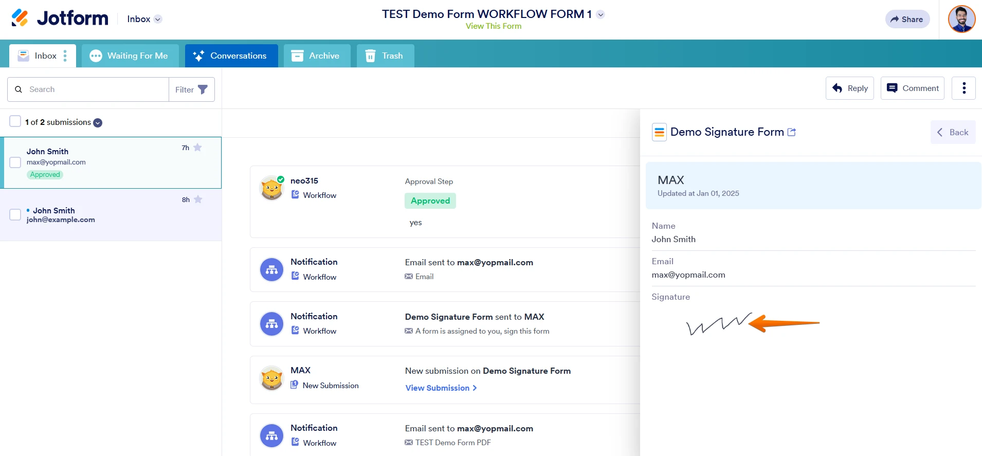 Demande de support pour la mise en place dun flux de formulaire Image 11 Screenshot 2210