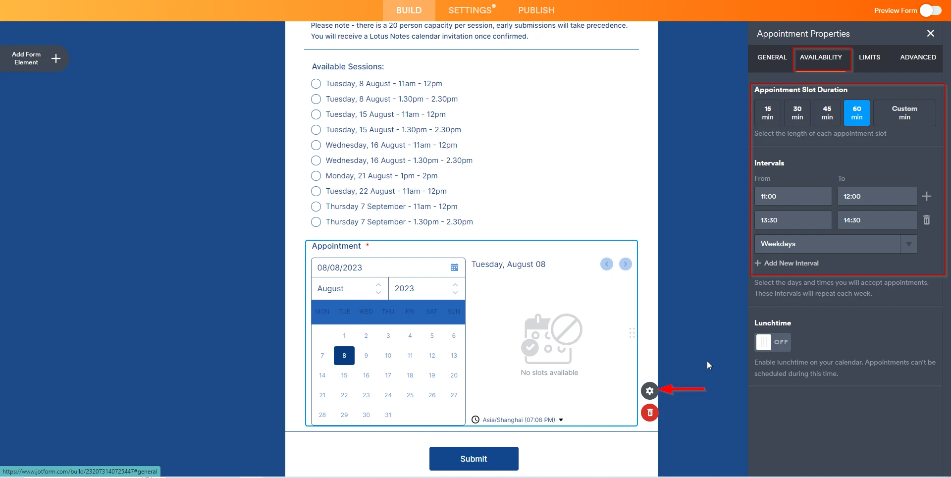 How to create appointment for groups? Image 3 Screenshot 112 Screenshot 32