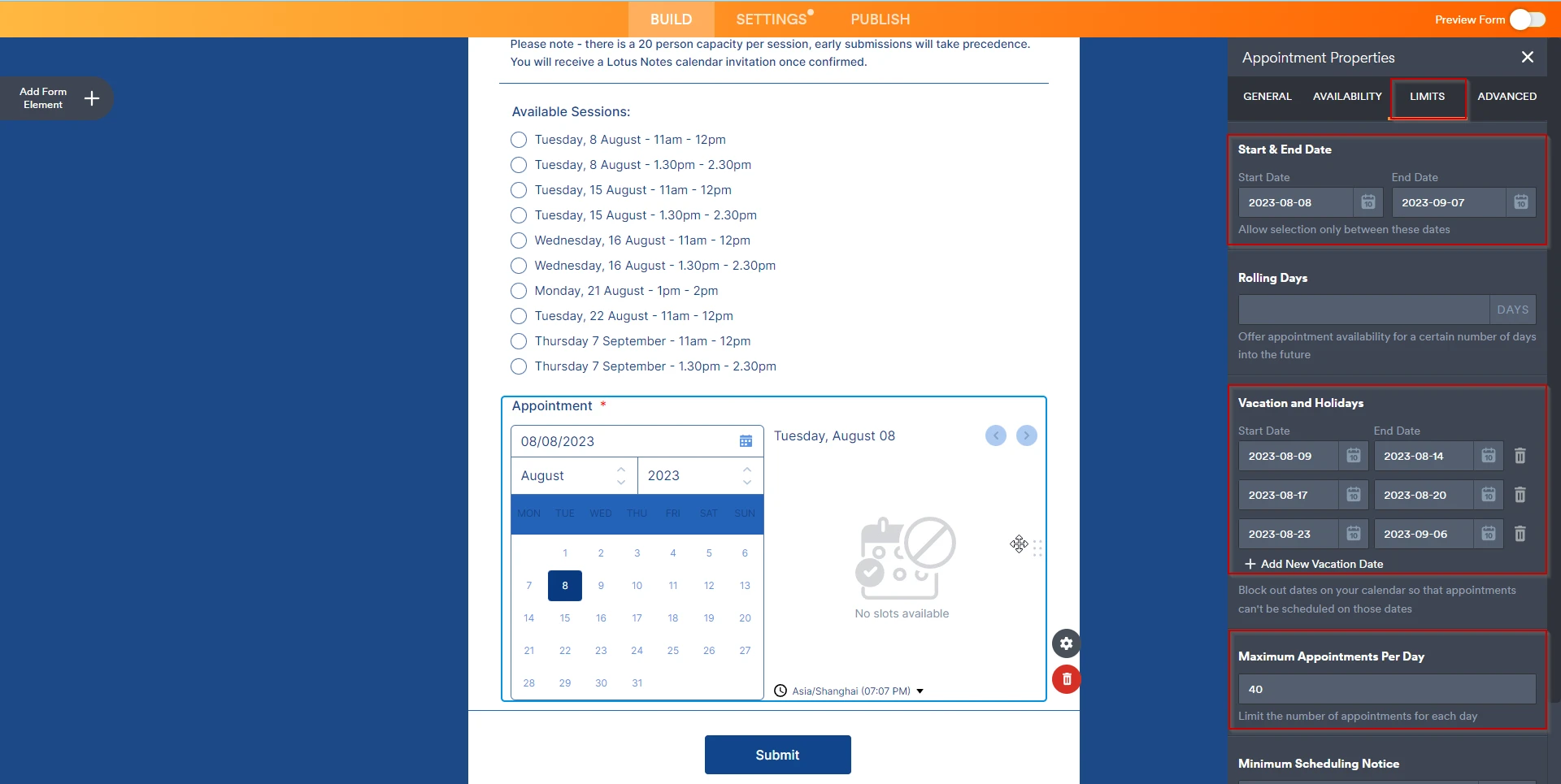 How to create appointment for groups? Image 4 Screenshot 123 Screenshot 43