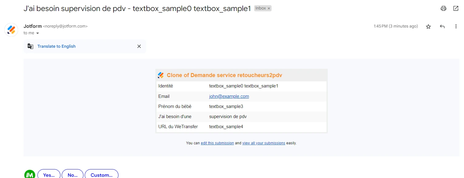 Pas de mail de notification Image 1 Screenshot 20