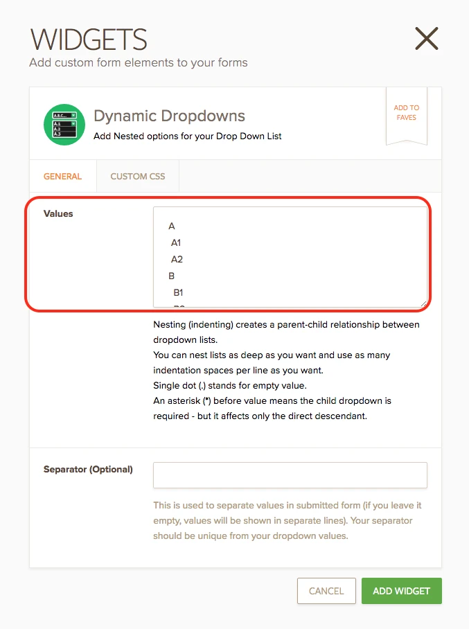 Where can I find a user guide to the dynamic dropdown widget Screenshot 41