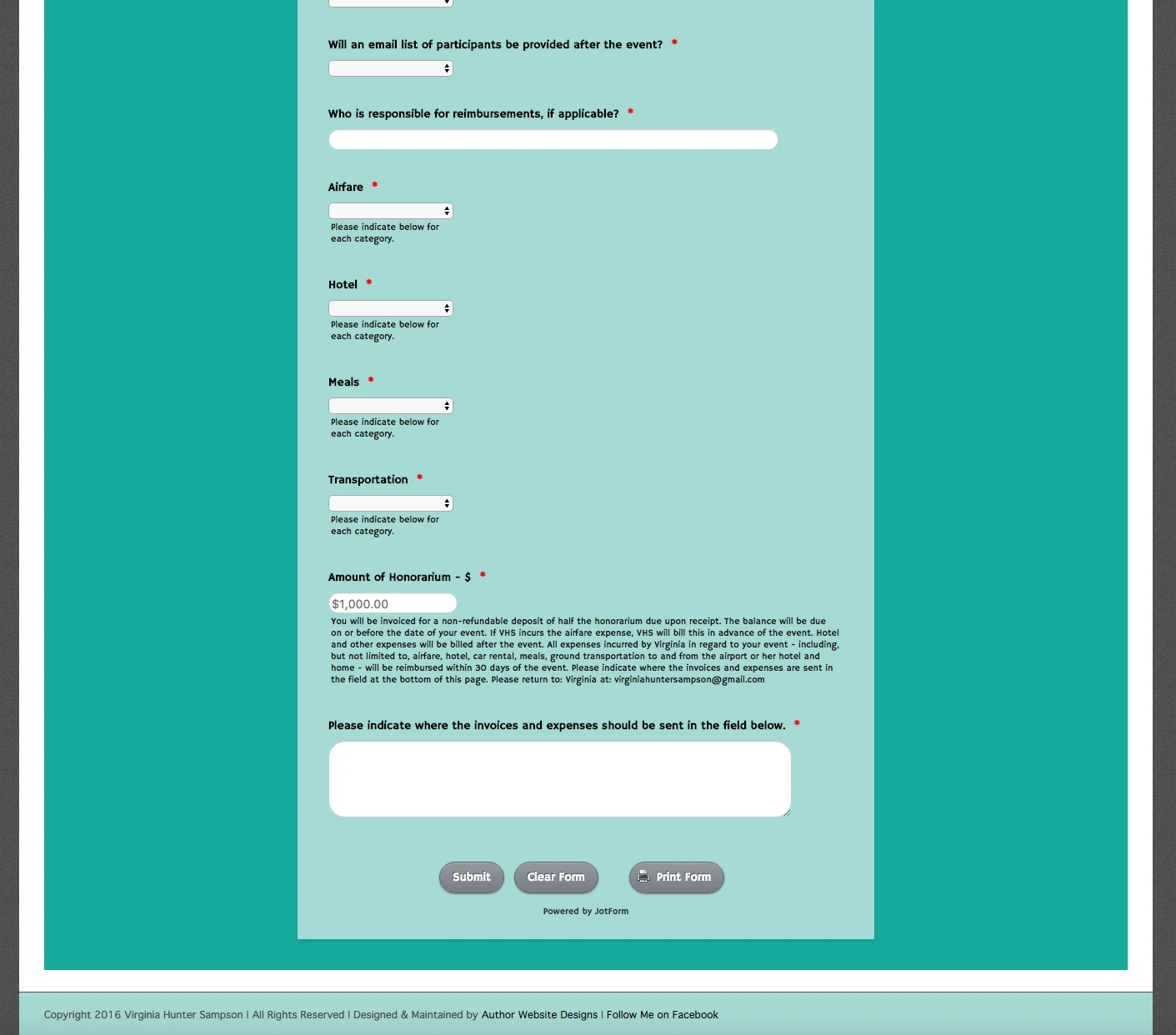 Form takes over entire page in Wordpress Image 1 Screenshot 20