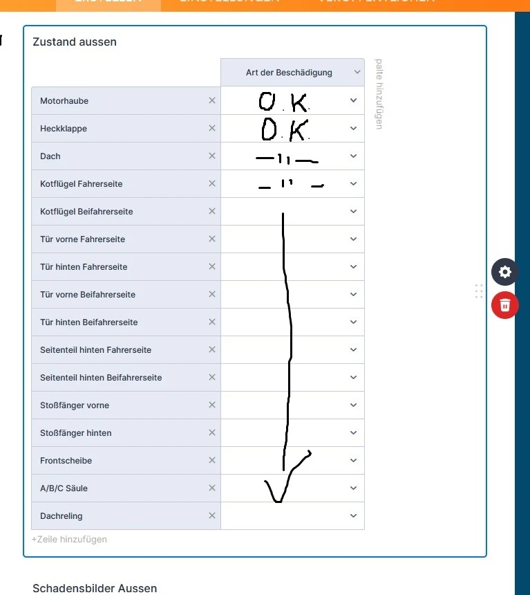 Eingabetabelle mit Standartwert befüllen Image 1 Screenshot 20
