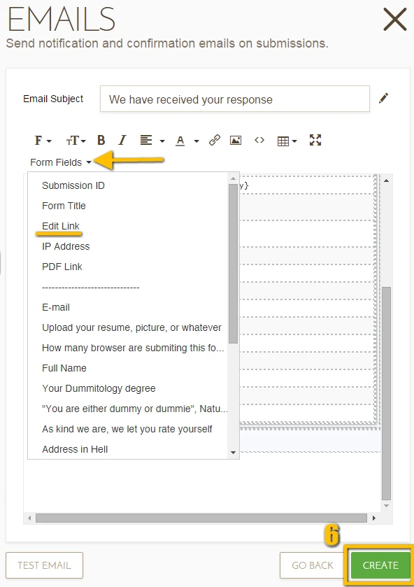 can you edit a form after submission? Image 4 Screenshot 83