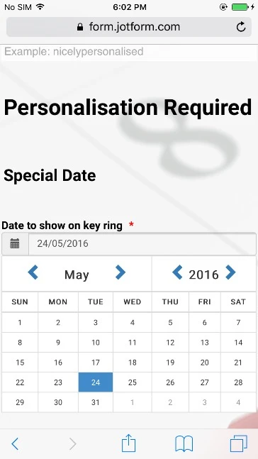 Calendar (date picker) widget width is not correct on iOS (iPhone & iPad) Image 1 Screenshot 20