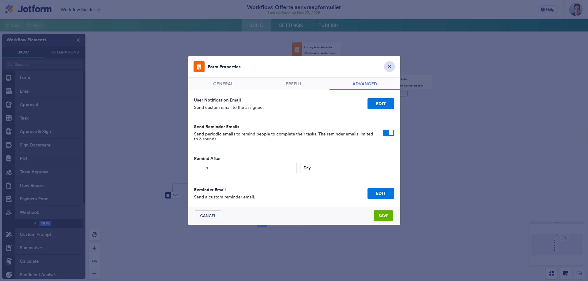 Problemen met automatische herinneringsmails stoppen Image 2 Screenshot 41