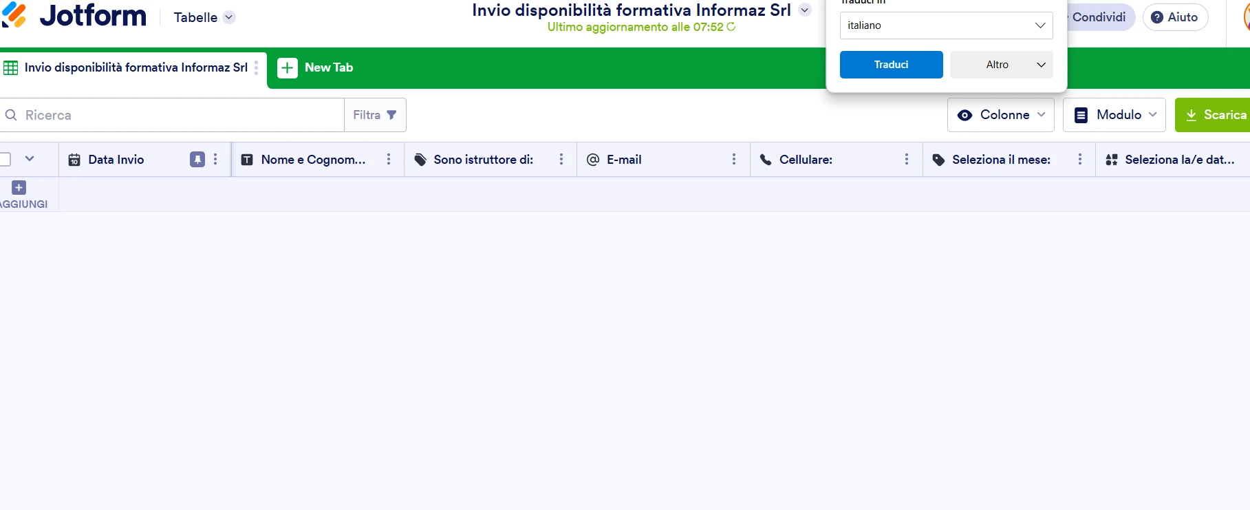 Alcuni moduli non hanno i dati memorizzati Image 1 Screenshot 30