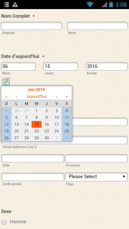The calendar widget doesnt work on mobile devices Image 1 Screenshot 20
