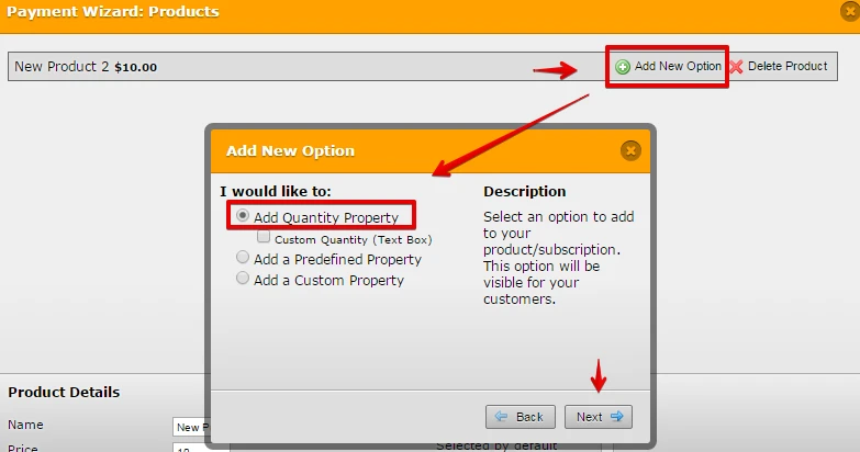 Adding option for quantity in the products Image 1 Screenshot 40