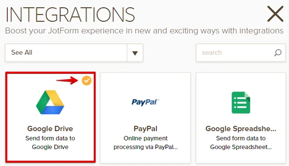 Is it possible to integrate a form to multiple Google Drive accounts? Image 1 Screenshot 20