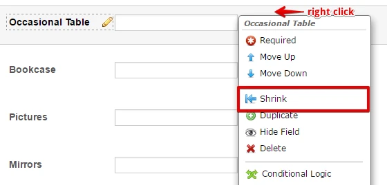 How do I make a form with fields in four columns? Image 1 Screenshot 50