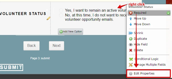 Aligning the text in the Radio button Image 3 Screenshot 82