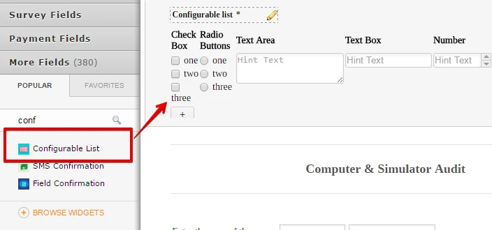 Adding a dropdown box to a widget Image 1 Screenshot 20