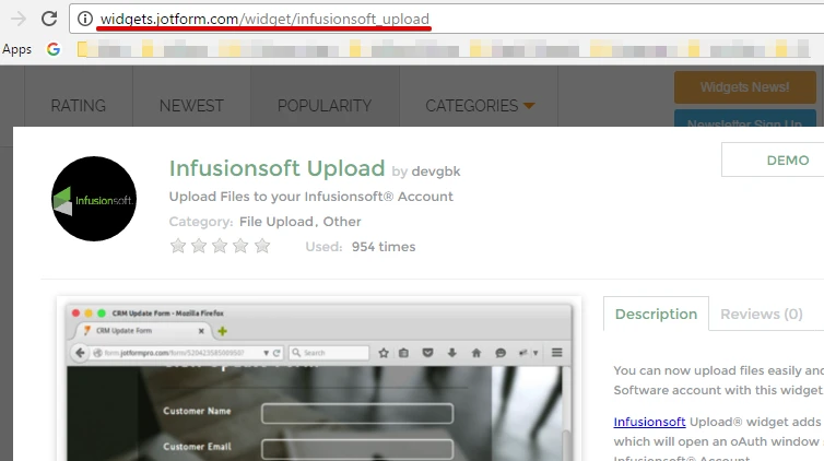 Infusionsoft Integration: Allow files on submission to be mapped to contacts File Box Image 1 Screenshot 30