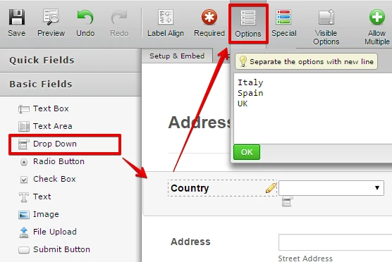 How can I remove Countries on Address field? Image 1 Screenshot 20