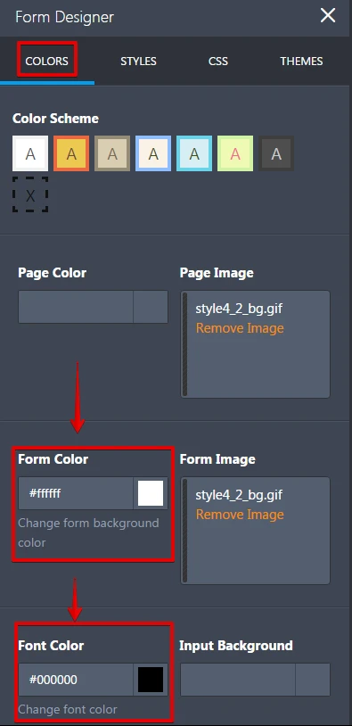 How to change forms to white? Image 2 Screenshot 51