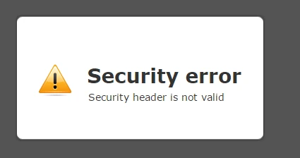 PayPal payment error message: Security header is not valid Image 1 Screenshot 30