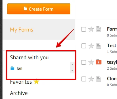 How do other users access a form?   Image 1 Screenshot 20