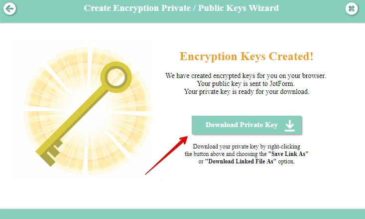 How do I create Private Encryption Key? Image 3 Screenshot 62