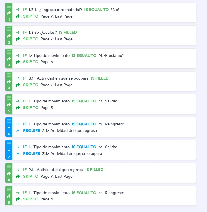 Campos Condicionales: No funcionan correctamente en cuestionario con opción de grilla de texto
Image-1