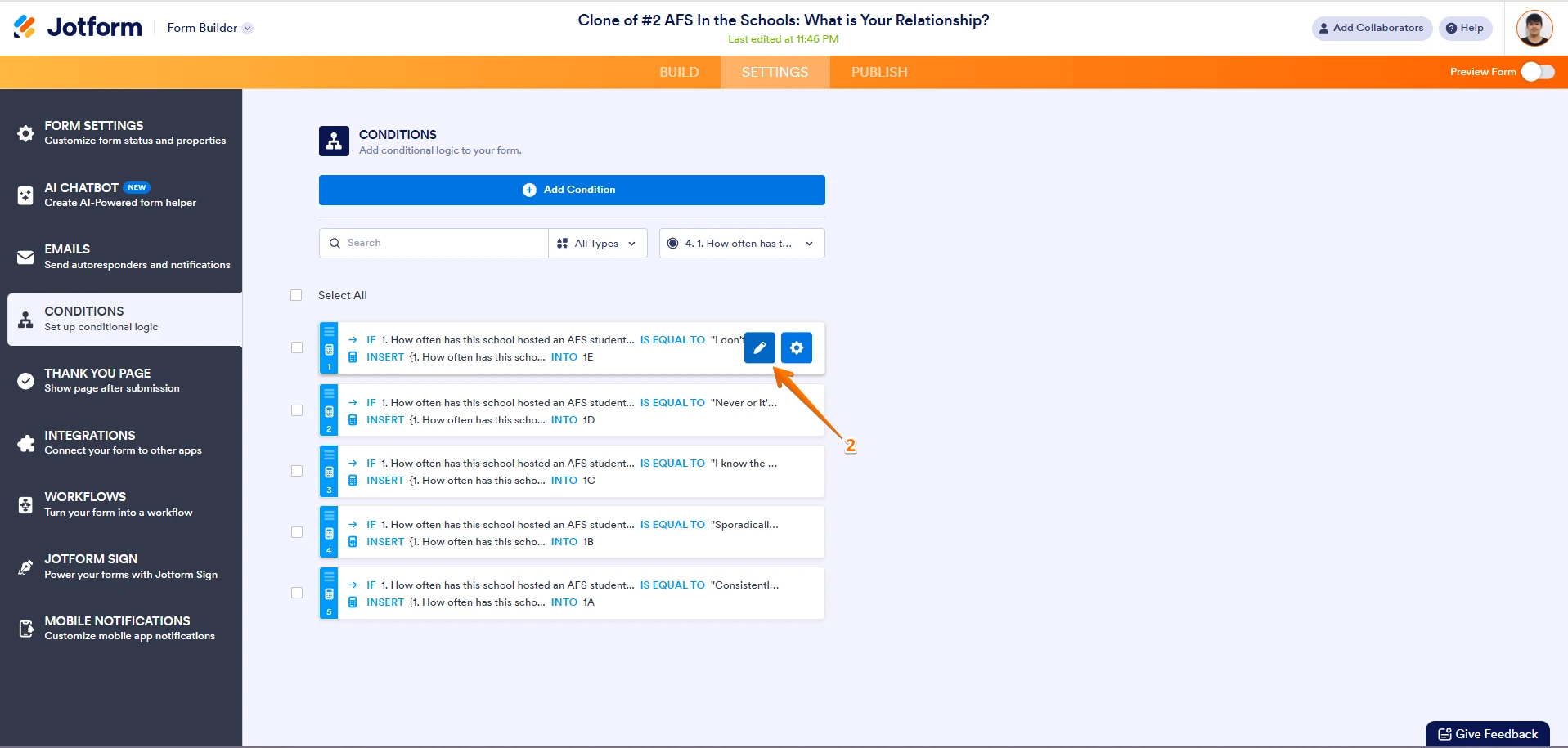 Adding the assigned value from the multiple choice to get the total result Image 12 Screenshot 2911